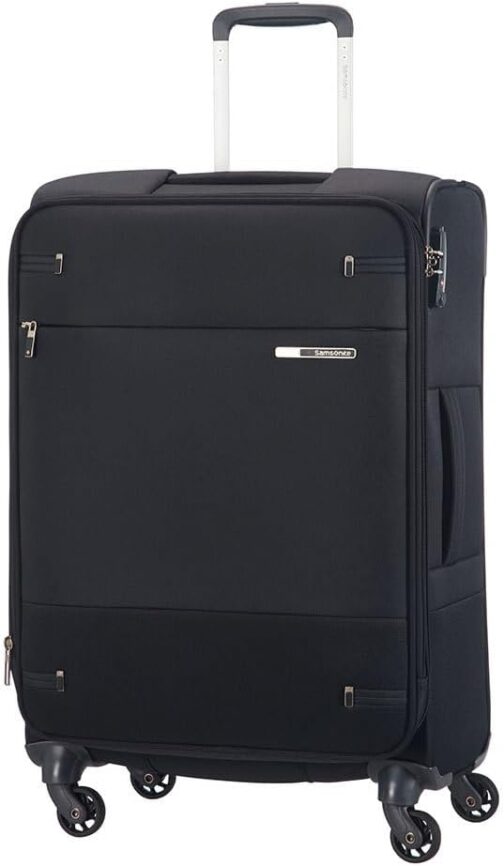 Samsonite Base Boost Hand Luggage Spinner 66/24 Exp, Black (Black)