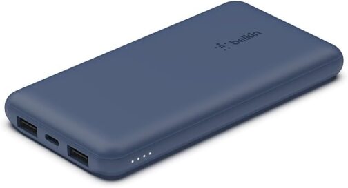 Belkin USB C Power Bank 10000mAh 1 USB-C Port and 2 USB-A Ports for Charging iPhone, AirPods, iPad, Android or Other Devices up to 15 W) - Blue – Bild 4