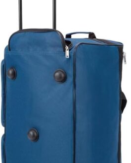 Deuba Travel Bag, XXL Trolley Function Sports Bag, Travel Trolley Luggage Bag, Navy Blue, Sizes 85–160 Litres, XL XXL, Choice of Colours, navy blue