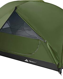 Forceatt Tent 2-3 Person Camping Tent, 2 Doors Waterproof & Windproof 3-4 Season Ultralight Backpack Tent for Trekking, Camping, Outdoor.