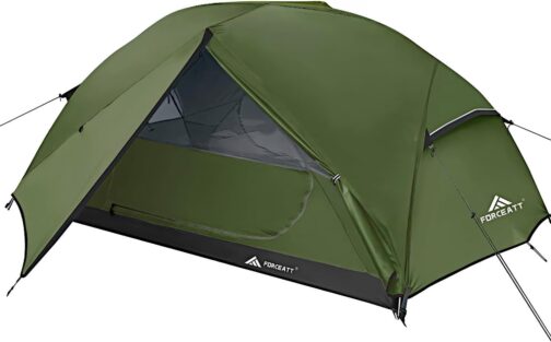 Forceatt Tent 2-3 Person Camping Tent, 2 Doors Waterproof & Windproof 3-4 Season Ultralight Backpack Tent for Trekking, Camping, Outdoor.