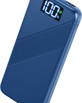 Power Bank, 22.5 W 10000 mAh Power Bank, USB C Input & Output, PD 3.0 QC 4.0 External Mobile Phone Batteries with LED Display, Portable Charger Compatible with iPhone 16 15 14 13 12 Pro Max Samsung