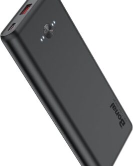 Power Bank 10000 mAh, BONAI Powerbank Ultra Slim Lightweight USB-C Input & Output 3A Fast Outputs External Mobile Phone Batteries Small But Strong, Compatible with iPhone, Samsung, Xiaomi, Huawei,