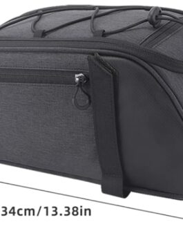 HOMPER Bicycle Saddle Bag Pannier Rack Bag Backpack Side Bag Mountain Road MTB Bicycle Cycling Back Seat Bag (8L)