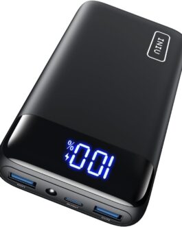 INIU Power Bank, 20,000 mAh, Fast Charging, USB-C Input & Output, 22.5 W External Mobile Phone Batteries, PD 3.0 QC 4.0, Small, Strong, for iPhone 15/14/13/12 Pro, Samsung Galaxy S23, etc.