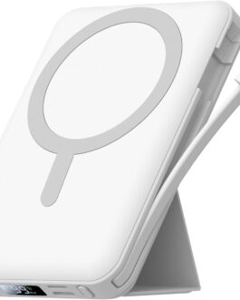 Azmuth Power Bank, for Magsafe Powerbank iPhone 10000 mAh, Magnetic Power Bank, Wireless Fast Charging with LED Display, Portable Charger, Battery Pack for iPhone 16/15/14/13/12/Pro/Pro Max