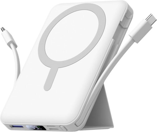 Azmuth Power Bank, for Magsafe Powerbank iPhone 10000 mAh, Magnetic Power Bank, Wireless Fast Charging with LED Display, Portable Charger, Battery Pack for iPhone 16/15/14/13/12/Pro/Pro Max