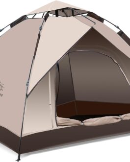 EPCPSHADES Two-Person Camping Tent, Easy Pop Up Tent for Camping, Automatic Waterproof Family Tent, Quick Set Up Tent, Portable Windproof Dome Tent for Camping