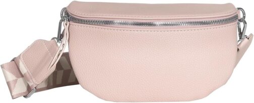 Bum Bag Women's Stylish Shoulder Bag Waist Bag Body Bag Belt Crossbody Bag Shoulder Bag with Adjustable Strap 25, pink, Belt bag