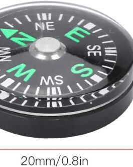 DEWIN Pocket Compass, Pack of 12, 20 mm Mini Pocket Oil Compass for Hiking, Camping, Outdoor Activities, Accessories