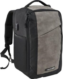 Cabin Max For Ryanair Hand Luggage Backpack 40 x 20 x 25 cm, Travel Backpack, Wizzair Aircraft Bag, Eurowings, Easyjet Vueling (Travel Backpack Manhattan 20L 40x25x20), Black USB, briefcase