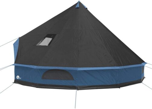 your GEAR Ravello Tent, Teepee Tent in 2 Sizes for 4-8 People, Family Tent with 400 cm or 500 cm Diameter, Camping Tent with 5000 mm Hydrostatic Head, UV 50+ Protection, Sewn-in Floor, Insect – Bild 3