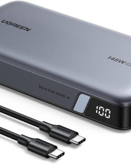 UGREEN Nexode Power Bank 145 W Max 25000 mAh External Battery with 3 Ports USB C Power Bank with Digital Display, Compatible with MacBook Pro/Air, iPhone 16 Pro Max/Pro/16/15, Galaxy S24 Ultra, Dell