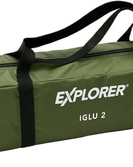 EXPLORER Zelt Iglu 2 & 3 Doppeldach Kuppelzelt mit Vordach Igluzelt 2-4 Personen 2000 mm Wassersäule wettergeschützter Eingang Outdoor Wandern Familie Camping