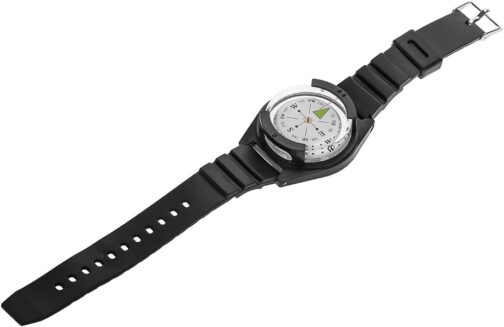 Dilwe Wrist Compass, Movable Waterproof Rubber Wristband Compass for Outdoor Use Camping Hiking – Bild 8