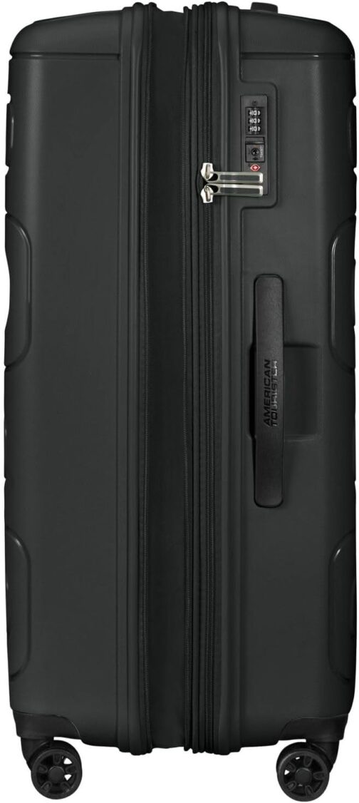 American Tourister Sunside Spinner 77 Expandable, 4.5 KG, 106/118L, Black – Bild 4