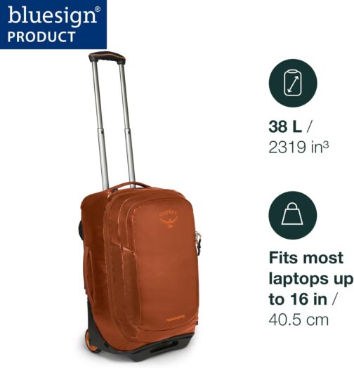 Osprey Unisex - Adult Rolling Transporter Carry-On Duffel Bag – Bild 2