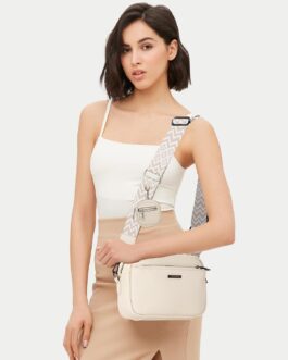 GASSDA Women’s PU Leather Crossbody Bag Handbag Women’s Small Bags with Removable Shoulder Strap