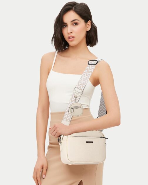 GASSDA Women's PU Leather Crossbody Bag Handbag Women's Small Bags with Removable Shoulder Strap – Bild 2
