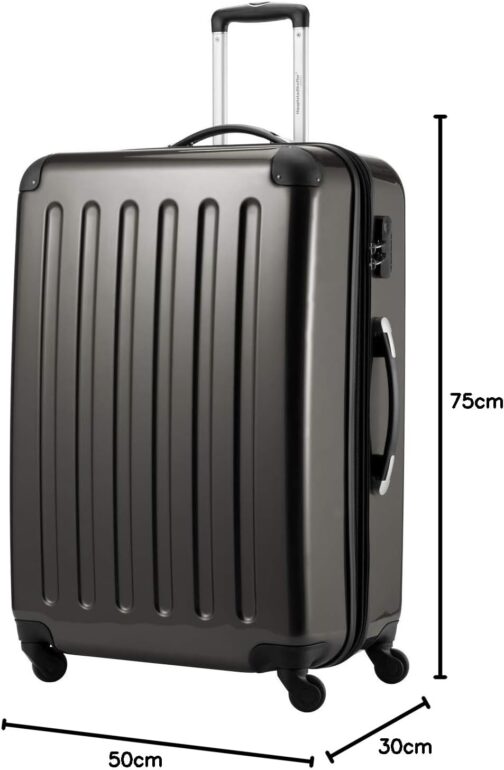 HAUPTSTADTKOFFER Suitcases, 75 cm, 119 L, Black – Bild 9