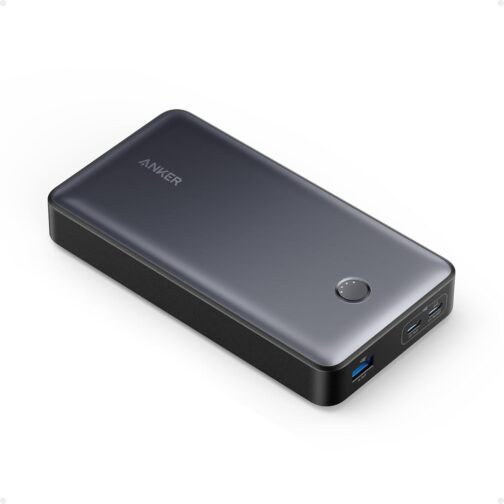 ANKER 537 Power Bank (PowerCore 24K for Laptop), 24,000 mAh 65 W, Mobile Charger for MacBook Pro, Dell XPS, Microsoft Surface, iPad Pro, iPhone 16/15/14/13 Pro, iWatch Series 5 and More (Black)