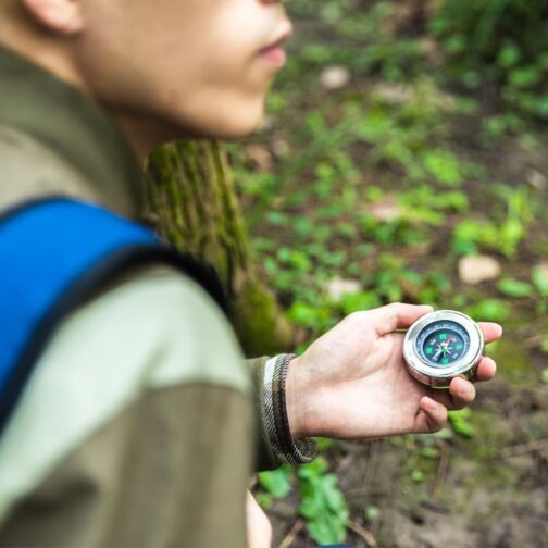 6 Pieces Orienteering Compass, BOSOIRSOU Hiking Backpack Compass, Scout Compass, Map Compass, Waterproof Outdoor Compass for Kids, Camping Trip, Travel – Bild 6