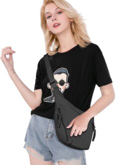 Prizmxed Women’s Crossbody Bag, Large Moon Bag, Large Capacity, Adjustable Shoulder Straps, Simple and Versatile Design