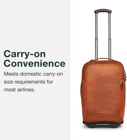 Osprey Unisex - Adult Rolling Transporter Carry-On Duffel Bag – Bild 4