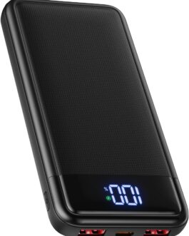 Power Bank 13800 mAh, 22.5 W Power Bank, External Mobile Phone Battery, Quick Charging, USB C Input & Output with LED Display, PD3.0 QC4.0 Portable Charger Compatible with iPhone 16 15 14 13 12 Pro