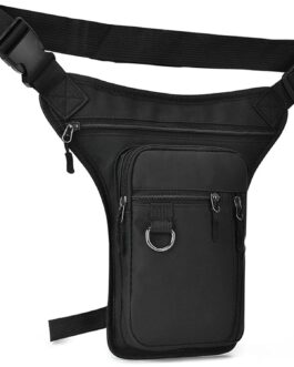 Leg Bag – Drop Leg Belt Bags for Men Women – Shoulder Bag for Motorcycle Riding for Outdoor Driving, Travel, Hiking, black, Fashion