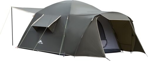 Three Bears Large 6 Person Tent - Windproof and Waterproof, Spacious Family Tent for Car Camping, Hiking and Longer Stays Outdoors