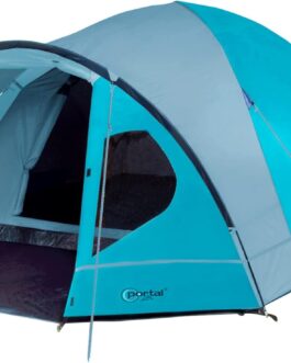 Portal Zelt 3-4 Perosonen Camping wasserdicht 4000mm Kuppelzelt mit Vorzelt Familienzelt Festivalzelt für Camping Reise Trekking Garten
