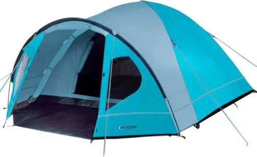 Portal Zelt 3-4 Perosonen Camping wasserdicht 4000mm Kuppelzelt mit Vorzelt Familienzelt Festivalzelt für Camping Reise Trekking Garten
