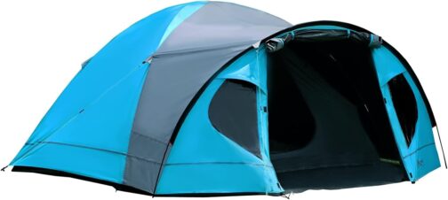 PORTAL Blackout Zelt 3-4 Perosonen mit Vorzelt Camping Kuppelzelt 4000mm wasserdicht Familienzelt Festivalzelt Outdoor für Camping Reise