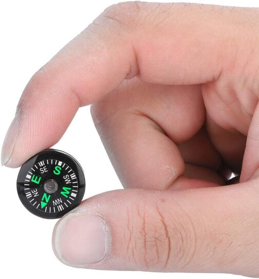 DEWIN Pocket Compass, Pack of 12, 20 mm Mini Pocket Oil Compass for Hiking, Camping, Outdoor Activities, Accessories – Bild 7