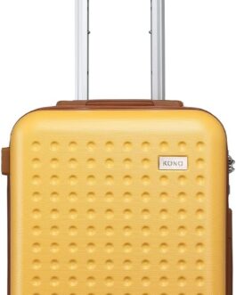 KONO Hard Shell Travel Suitcase ABS, yellow