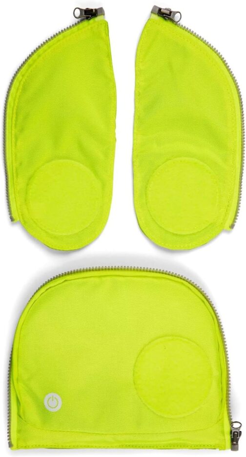 ergobag Fluo LED Zip Set LED, Visibility Zippie, for Pack, Cubo and Cubo Light Purchased After July 2019
