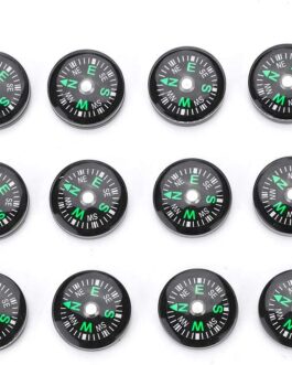 DEWIN Pocket Compass, Pack of 12, 20 mm Mini Pocket Oil Compass for Hiking, Camping, Outdoor Activities, Accessories