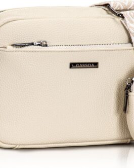 GASSDA Women’s PU Leather Crossbody Bag Handbag Women’s Small Bags with Removable Shoulder Strap