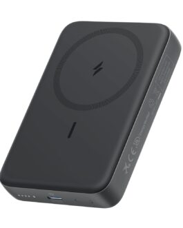 Anker Zolo Magnetic Power Bank, Compact 10,000 mAh Charger with 30 W Max. Fast Charging, Wireless and Portable, Skin-Friendly and Robust Battery, for iPhone 16/15 Series, AirPods and More