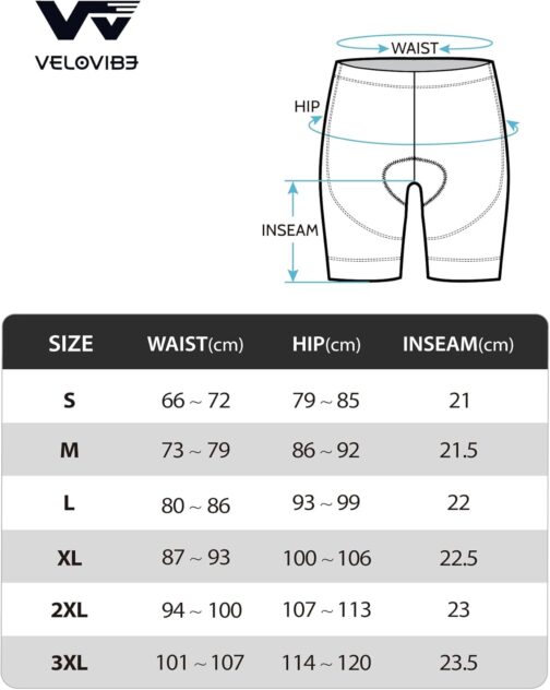 VeloVibe Men's Cycling Shorts Padded Quick-Drying Cycling Shorts Men's Short Shockproof Cycling Shorts Men's Padded Cycling Shorts with Mobile Phone Pockets – Bild 6
