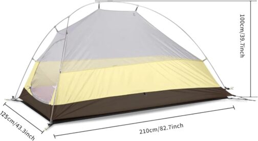 ALPIN LOACKER Cloud Pro Up Two Person and One Person Tent Ultralight I Two Man Tent and One Man Tent I Lightweight Trekking Tent I Bikepacking Dome Tent – Bild 6