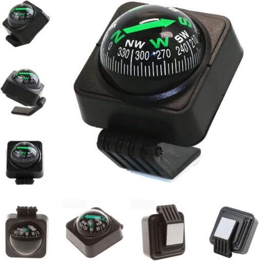 Car Compass Boat Compass Vehicle Compass Car Compass Universal Compass for Cars Mini Compass Pocket Compass Survival Compass Car Compass Professional Compass Portable Pocket Compass Pack of 2 – Bild 3
