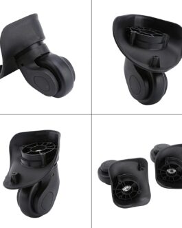 Nicoone W041-2 S Replacement Luggage Wheels, 1 Pair Universal Luggage Wheels, Luggage Wheels, Swivel Wheels, Left and Right Wheels for Trolley Suitcase Luggage, W041-2 S, black, 1 pair of universal