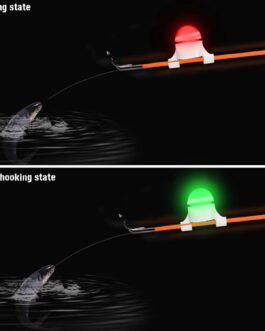 5pcs 2-in-1 LED Light Strike Electronic Bite Alarm with Motion Sensor, Alarm Light, Fishing, Night Fishing, LED Rods, Night Light Bite Alarm, Clip-On Fish Bite Alarm