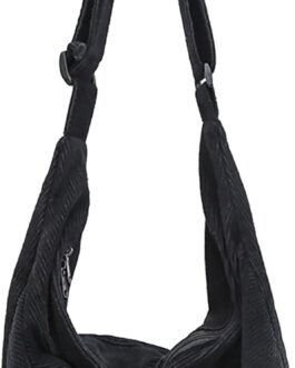 ibalulu Crossbody Bag Women’s Men’s Shoulder Bag Women’s Cord Bag Handbag Women’s Large Casual Shoulder Bag with Adjustable Shoulder Strap for School Office Work Travel Excursion Shopping