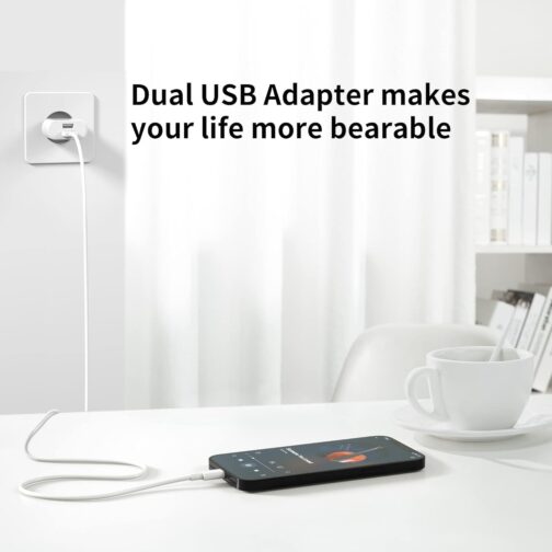 4-Pack USB Charger, 2.1A/5V Power Supply for iPhone 11 XS XR X 8 7 6 6S Plus 14 13 12 Samsung, Adapter Charger Plug Power Plug Charging Plug Quick Charging Power Adapter Socket Adapter Nisiyama – Bild 4