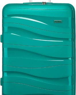 Kono Trolley Case with Beauty Case, 100% PP Suitcase Set, turquoise