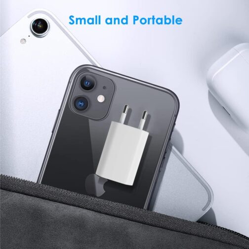 USB Charger 2-Pack USB Power Supply Charging Plug 5V-1A Universal Plug Adapter Socket Power Adapter Power Plug Charging Plug Compatible with iPhone 12/13/11/X/8/7, Samsung Galaxy, Huawei, Mobile Phone – Bild 7