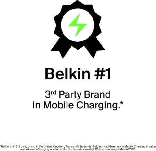 Belkin Portable USB C Charger, 20,000mAh, 20K Power Bank with USB-C Input/Output and 2 USB-A Ports with USB-C/USB-A Cable for iPhone, Galaxy, Pixel, iPad, AirPods and Other Devices - Rose Gold – Bild 9
